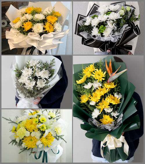 福建福州福清市一都镇王坑村白事花束代送